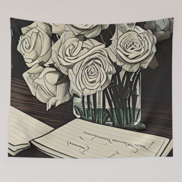 Item preview, Old Love Letters and Roses designed and sold by ~.