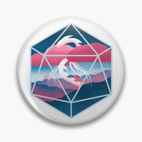 Item preview, Mystic Mountains D20 designed and sold by AdlayasDesigns.