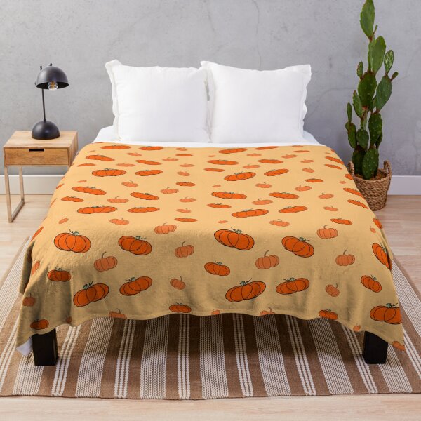 Item preview, Fall Autumn Orange Pumpkin Pattern designed and sold by LaynsLeaf.