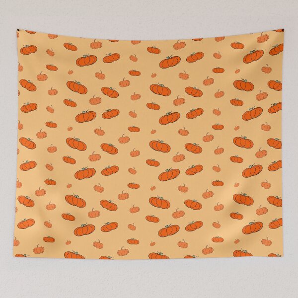 Item preview, Fall Autumn Orange Pumpkin Pattern  designed and sold by LaynsLeaf.