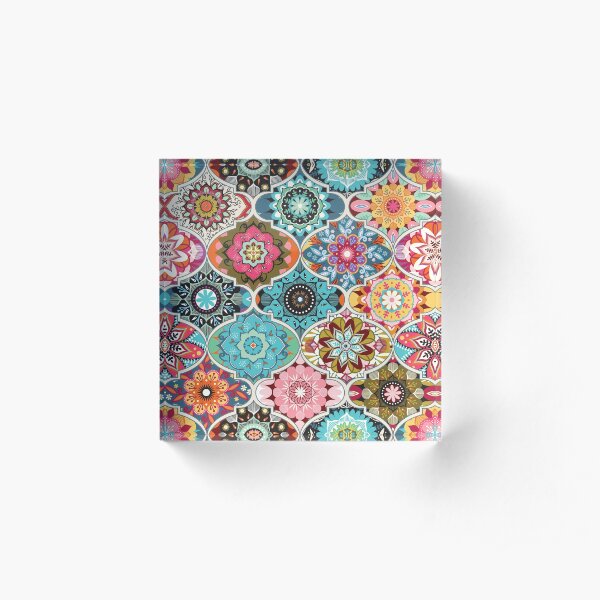 Bohemian summer Acrylic Block