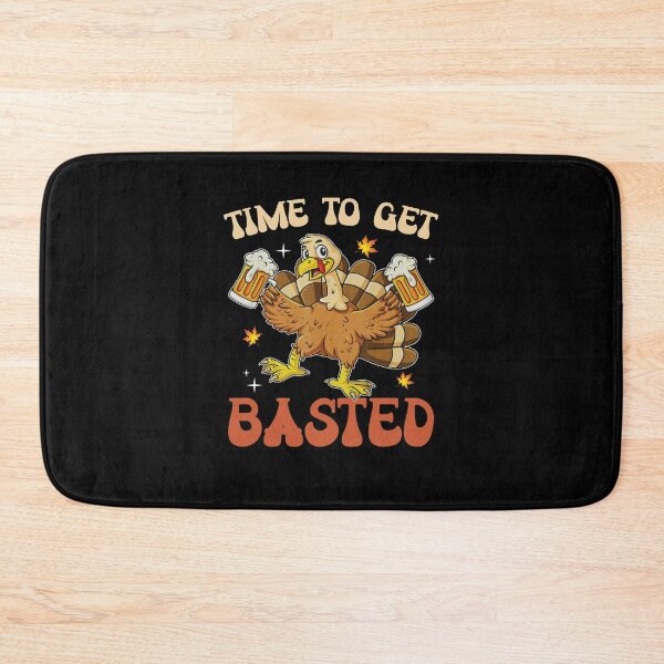 Item preview, Time To Get Basted Turkey Beer funny cute vintage thanksgiving drinking  designed and sold by beckadamr.
