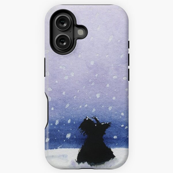 Item preview, Scottie Dog 'Snowing' designed and sold by archyscottie.