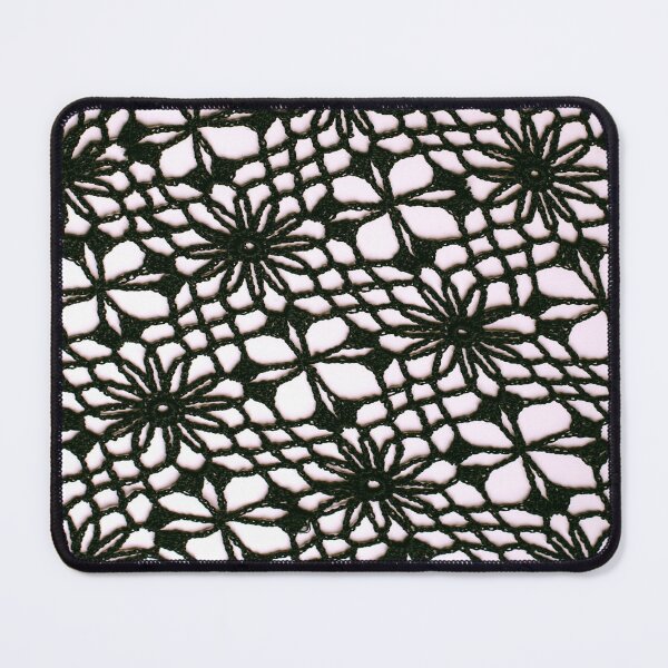 Item preview, PATTERN DESIGN STUDY #4 - Black and White Floral Lace designed and sold by DEL-Productions.