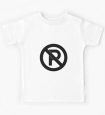 No Parking Symbol Kids Tee