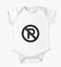 No Parking Symbol One Piece - Short Sleeve