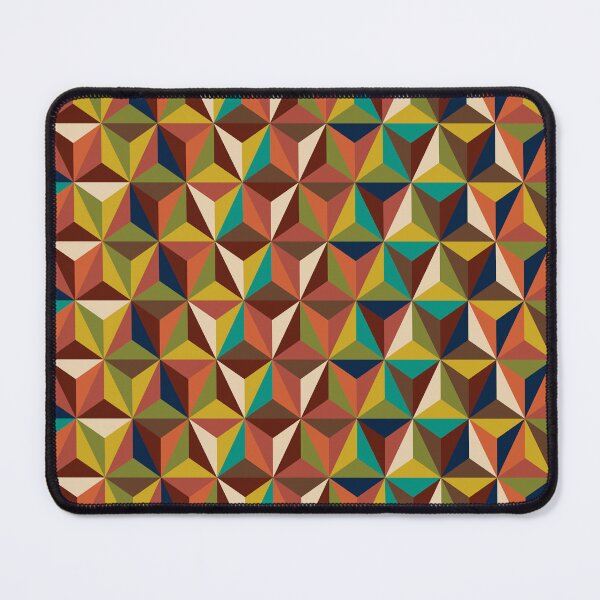 Item preview, Kolmio, Retro Modern Triangular Geometric Pattern designed and sold by BesanoStyle.