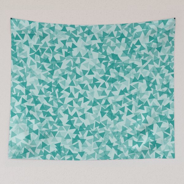 Item preview, Turkuoise abstract triangles designed and sold by designer437.