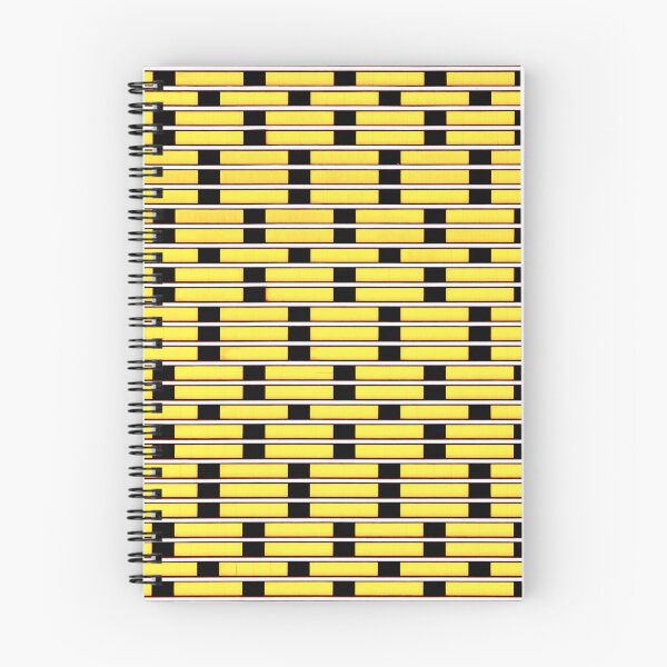 Item preview, PATTERN DESIGN STUDY #7 - Black Lines and Slots on Yellow designed and sold by DEL-Productions.