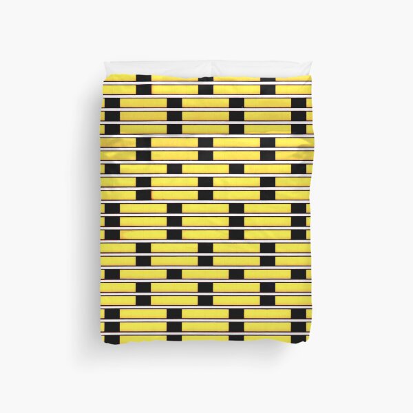 Item preview, PATTERN DESIGN STUDY #7 - Black Lines and Slots on Yellow designed and sold by DEL-Productions.
