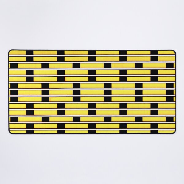 Item preview, PATTERN DESIGN STUDY #7 - Black Lines and Slots on Yellow designed and sold by DEL-Productions.