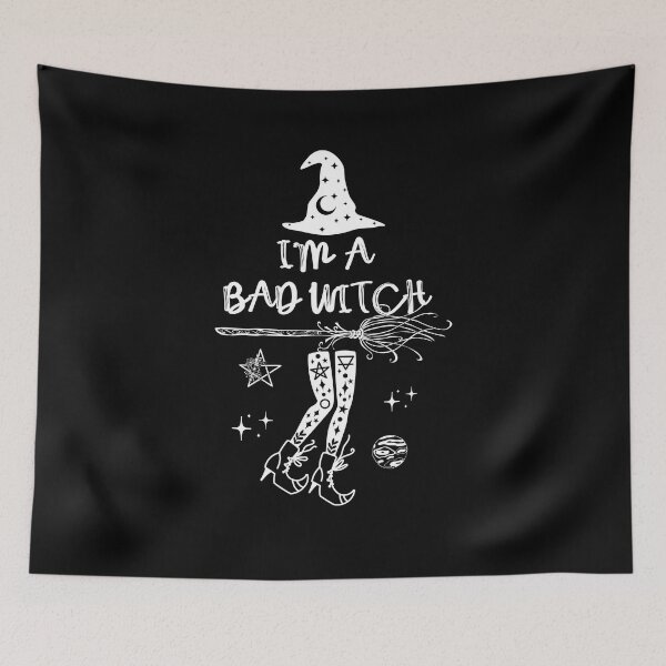 Item preview, Im a Bad Witch designed and sold by CreativeLevelUp.