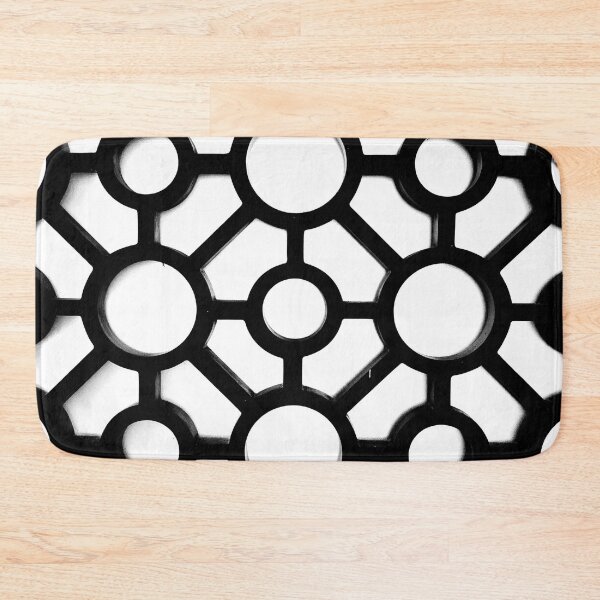 Item preview, PATTERN DESIGN STUDY #9 - Geometric Black Room Divider designed and sold by DEL-Productions.