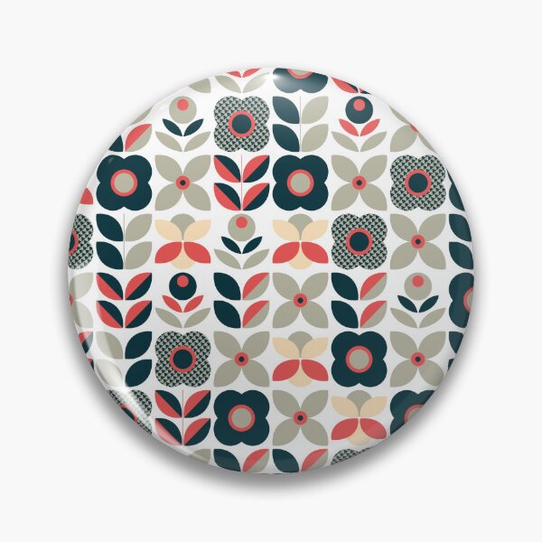 Item preview, Blomma, 1970s Groovy Retro Flower Pattern - Retro Styles designed and sold by BesanoStyle.