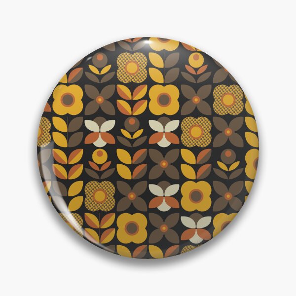 Item preview, Blomma, 1970s Groovy Retro Flower Pattern - Retro Styles designed and sold by BesanoStyle.