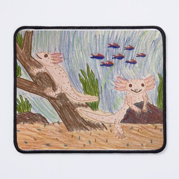 Item preview, Great Axolotls Drawing designed and sold by Taranodongirl7.
