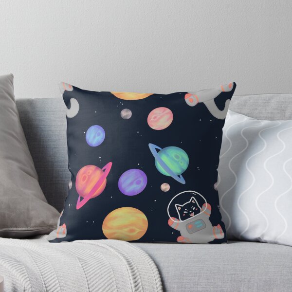 Item preview, Kawaii Space Cats! Repeating Pattern designed and sold by RMH-MRH-ART.