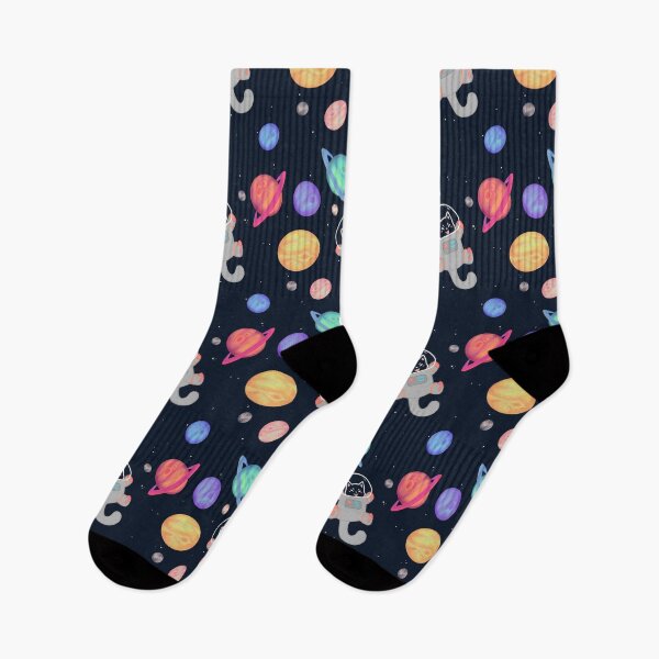 Item preview, Kawaii Space Cats! Repeating Pattern designed and sold by RMH-MRH-ART.