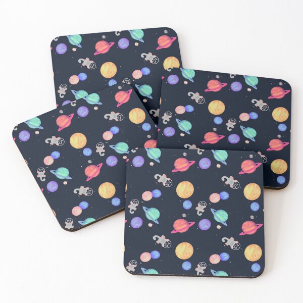 Item preview, Kawaii Space Cats - V2! Repeating Pattern designed and sold by RMH-MRH-ART.