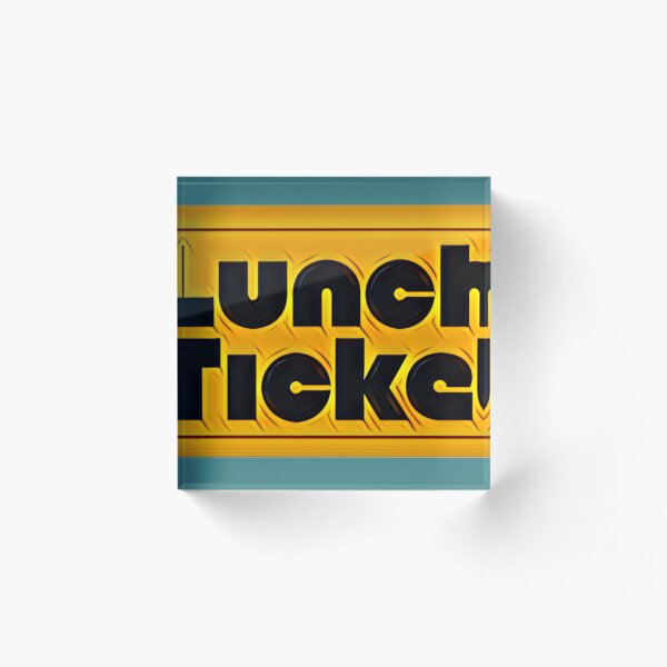 Item preview, Lunch Ticket designed and sold by OutlandishStash.