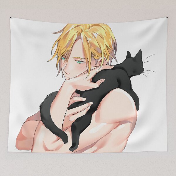 Item preview, Ash Lynx Banana Fish Artistic Drawing designed and sold by KarinaTaisha.