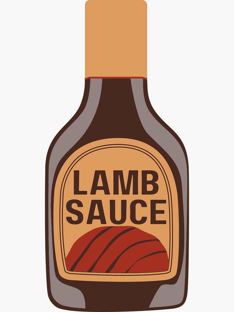 "Lamb Sauce Bottle Funny Due to the Economy This is My Halloween