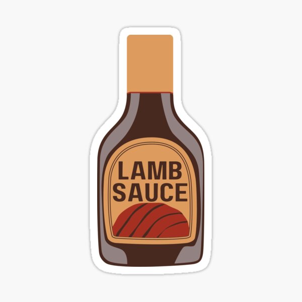 "Lamb Sauce Bottle Funny Due to the Economy This is My Halloween