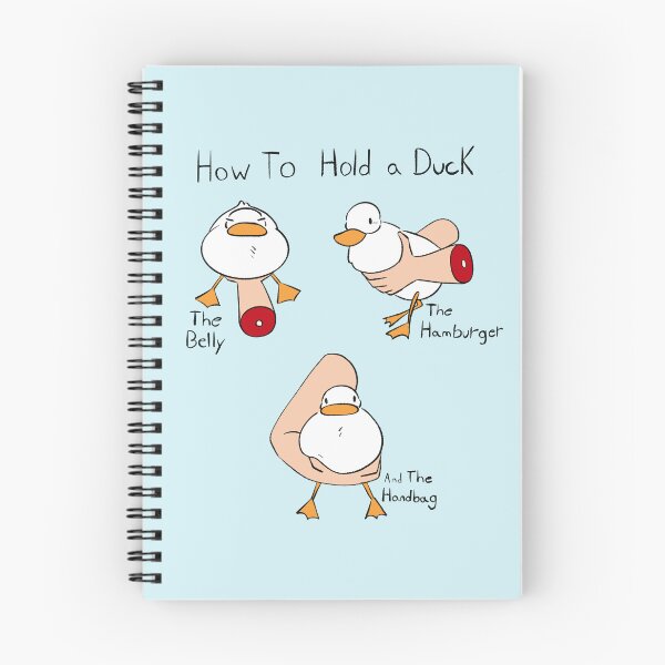 Aperçu de l'œuvre Comment tenir un canard/coloré créée et vendue par Quackustrations.