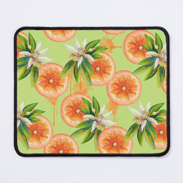 Item preview, Bright Pop Citrus Fruit Orange Mandarine Tangerine Tropical Seamless Pattern designed and sold by StudioAkubi.