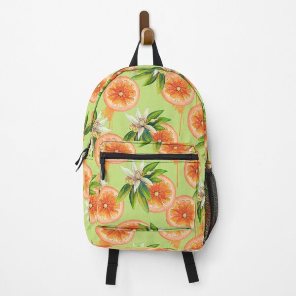 Item preview, Bright Pop Citrus Fruit Orange Mandarine Tangerine Tropical Seamless Pattern designed and sold by StudioAkubi.