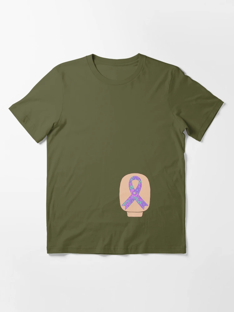 Ostomy bag with Awareness Ribbon  Graphic T-Shirt Dress for Sale by  CaitlynConnor
