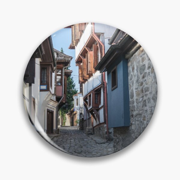 Item preview, Old Town Plovdiv - Revival Houses and Cobblestone Street designed and sold by Georgia Mizuleva.