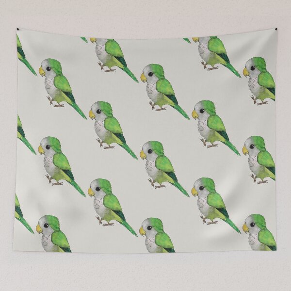 Item preview, Very cute green quaker parrot designed and sold by Bwiselizzy.