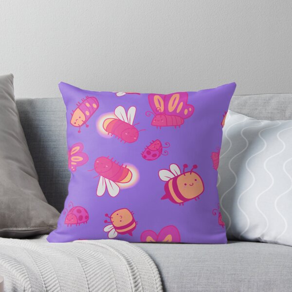 Item preview, Eden's Pastel Kawaii Bugs! Repeating Pattern designed and sold by RMH-MRH-ART.