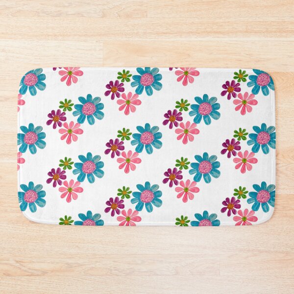 Item preview, Gouache multicolored daisies designed and sold by altairaleon.
