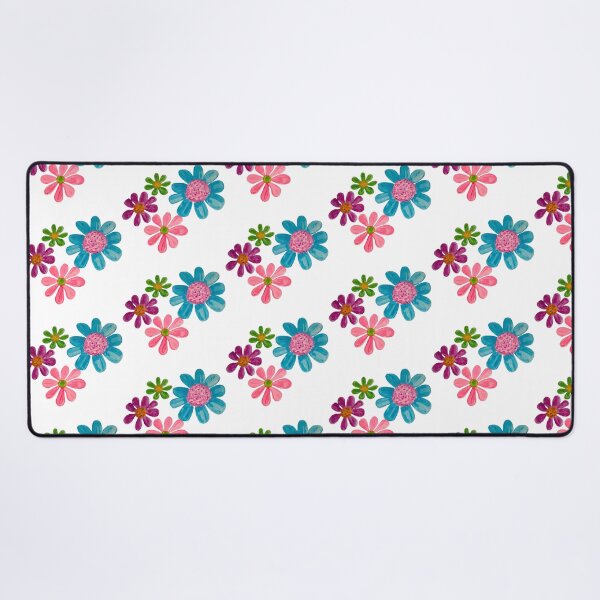 Item preview, Gouache multicolored daisies designed and sold by altairaleon.