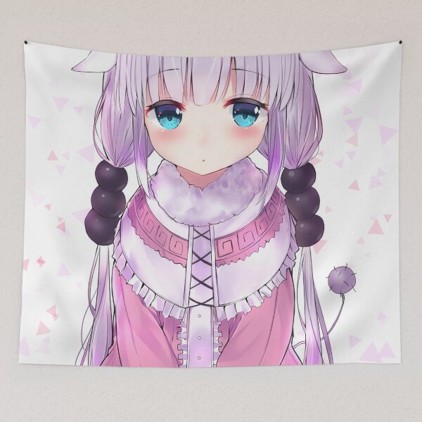 Item preview, Kanna Kamui Miss Kobayashi Dragon Maid Painting Anime designed and sold by KarinaTaisha.