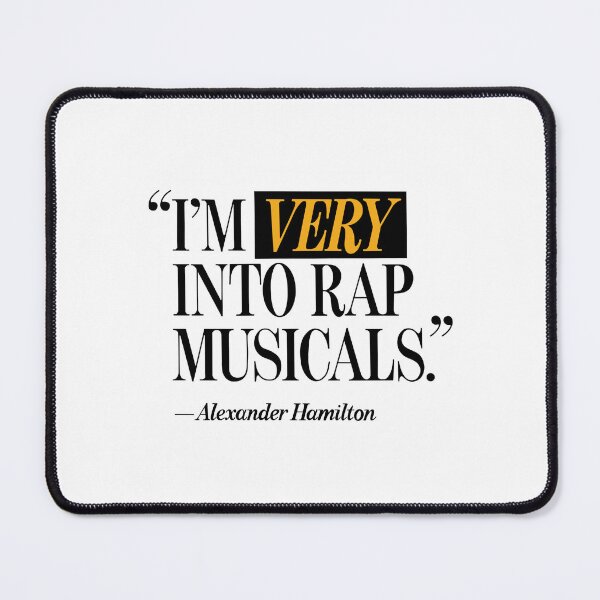 Item preview, Alexander Hamilton "Im very into rap musicals" designed and sold by annarwilcox.