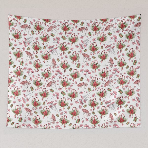 Item preview, Candy Canes and Gumnuts - An Australian Christmas Print designed and sold by Annalee Beer.