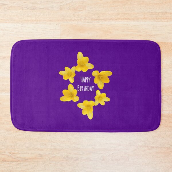 Item preview, Happy Birthday (yellow crocuses)   designed and sold by Amanda1775.