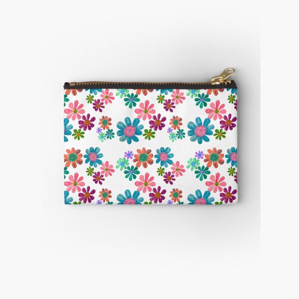 Item preview, Gouache multicolored daisies pattern  designed and sold by altairaleon.