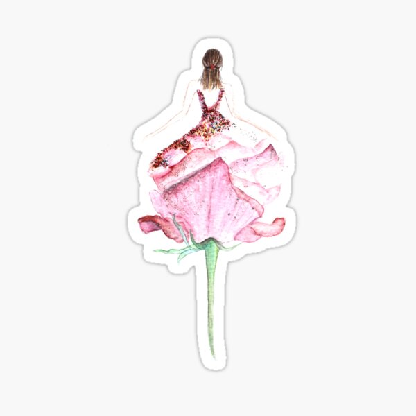 Flowergirl Sticker