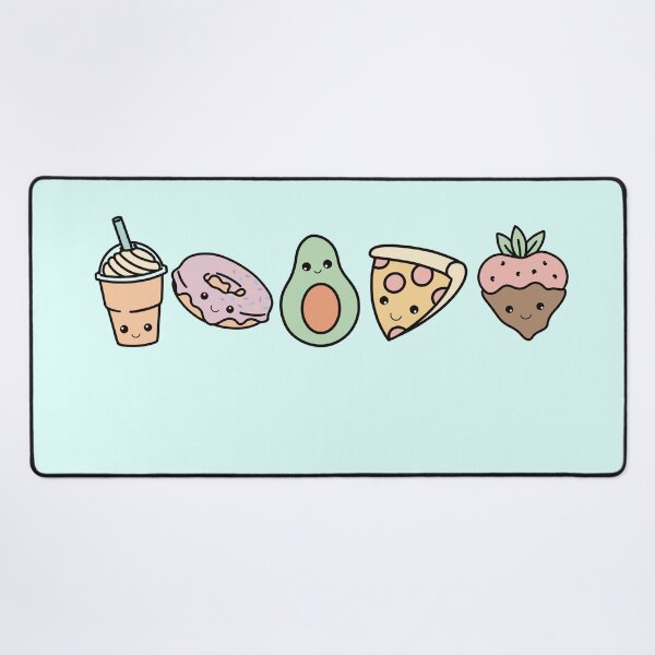 Item preview, Kawaii Snacks (aqua) designed and sold by artbymandymeow.