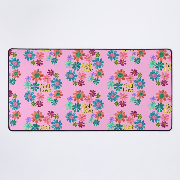 Item preview, Self love gouache multicolored daisies pattern designed and sold by altairaleon.