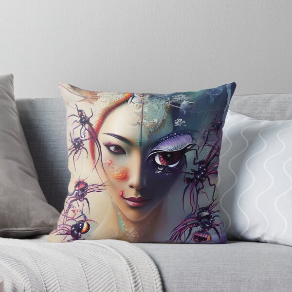 Item preview, Girl demon with spiders designed and sold by digitalartpro.