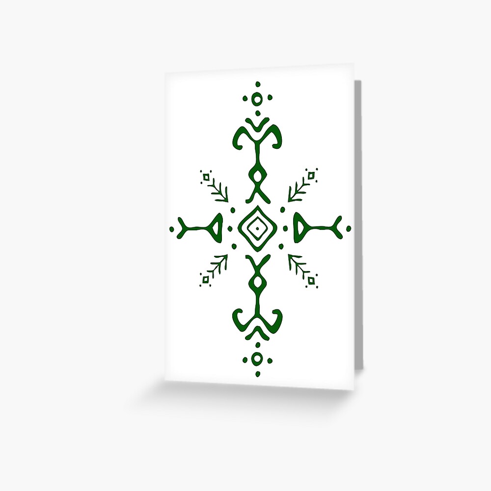 "berber symbol kabyle chaoui touareg algeria" Greeting Card for Sale by