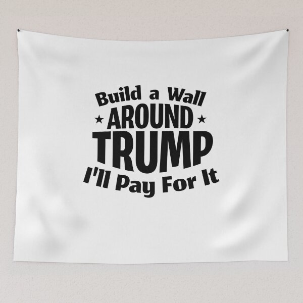 Item preview, Build a Wall Around Trump Funny designed and sold by miracletee.
