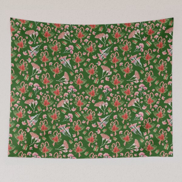 Item preview, Candy Canes and Gumnuts - An Australian Christmas Print designed and sold by Annalee Beer.