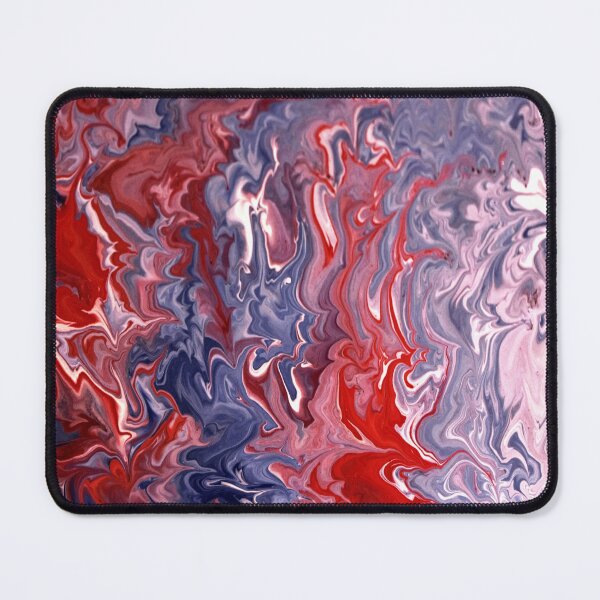 Item preview, PATTERN DESIGN STUDY #24 - Abstract of Red Violet Mauve Liquid Shapes designed and sold by DEL-Productions.