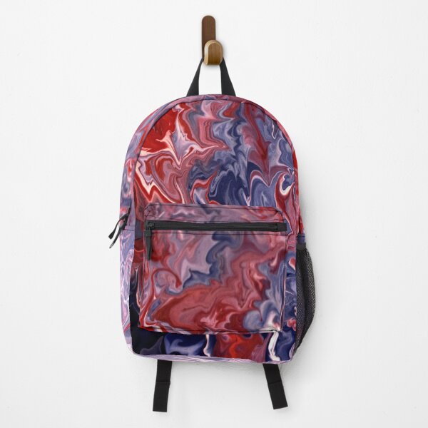 Item preview, PATTERN DESIGN STUDY #24 - Abstract of Red Violet Mauve Liquid Shapes designed and sold by DEL-Productions.